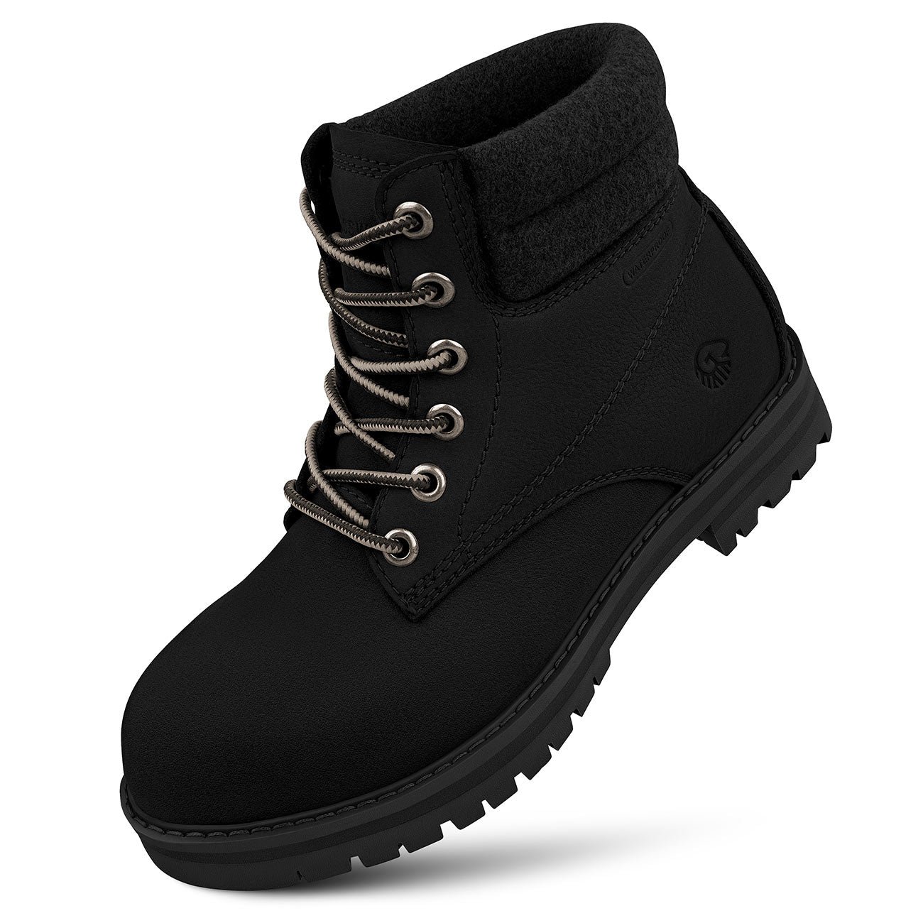Giesswein Merino Lederstiefel Detailaufnahme